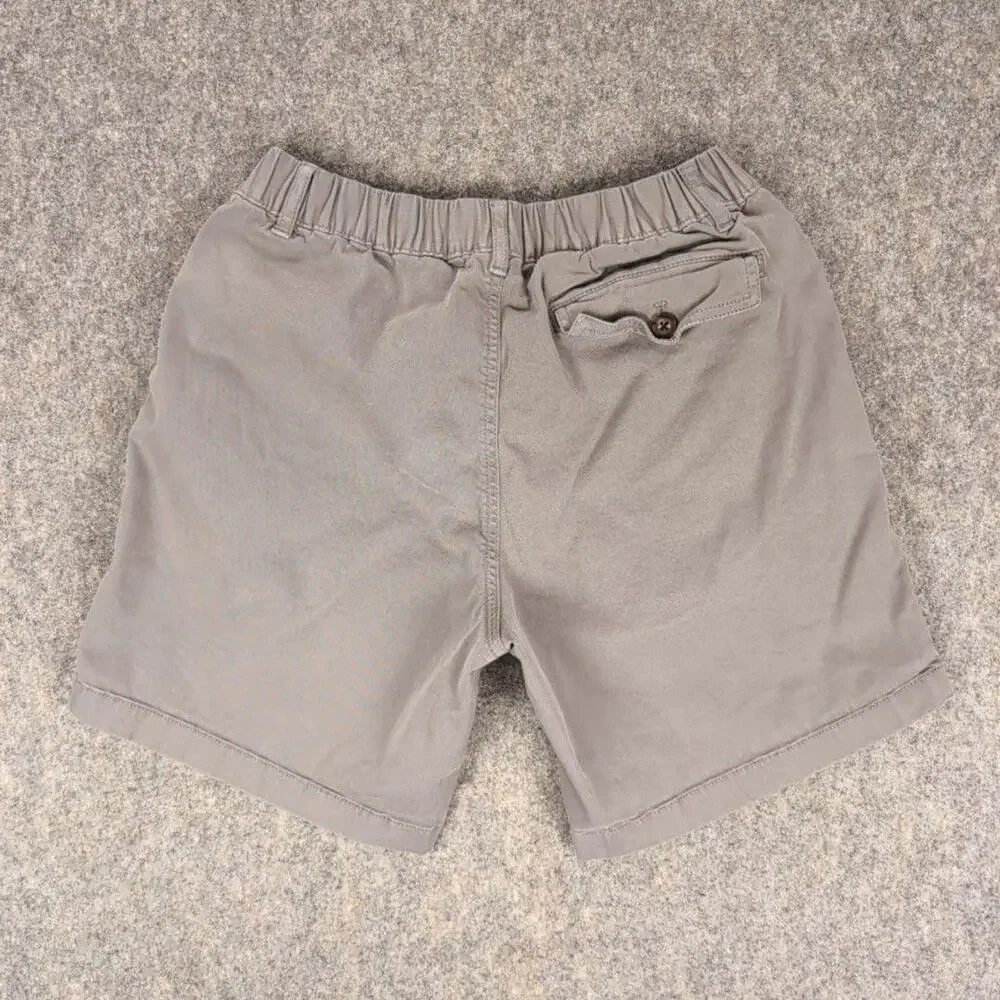 Barebottom Shorts Mens Medium Gray Chino 7